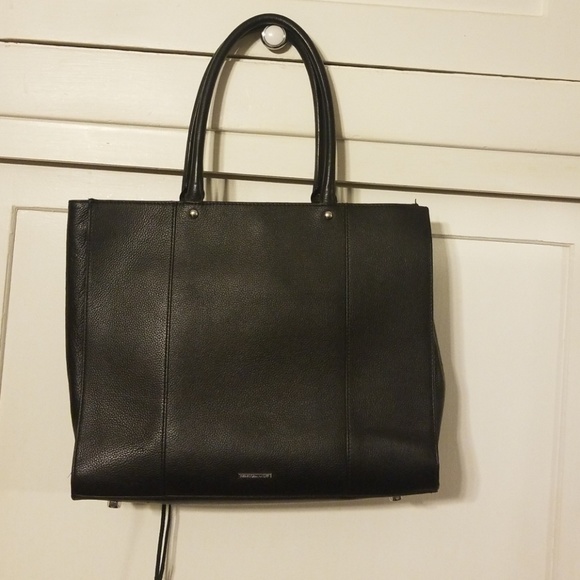 Rebecca Minkoff Saffiano Mab Large Black Leather - Picture 1 of 5